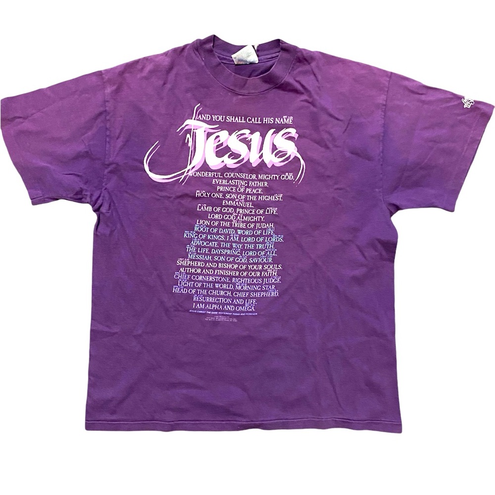 And you Shall call his name - 1991 Bob Bailey tshirt